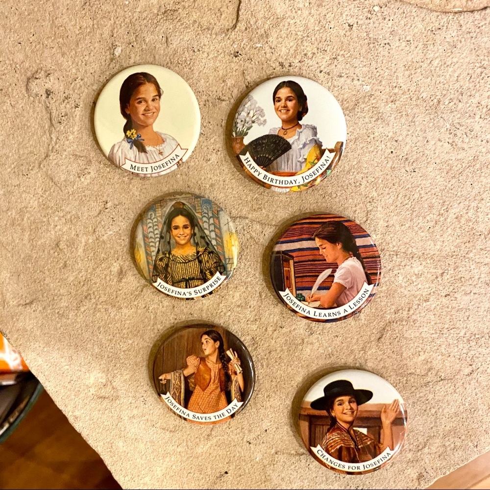 1997 1998 Set of 6 Josefina American Girl Pins